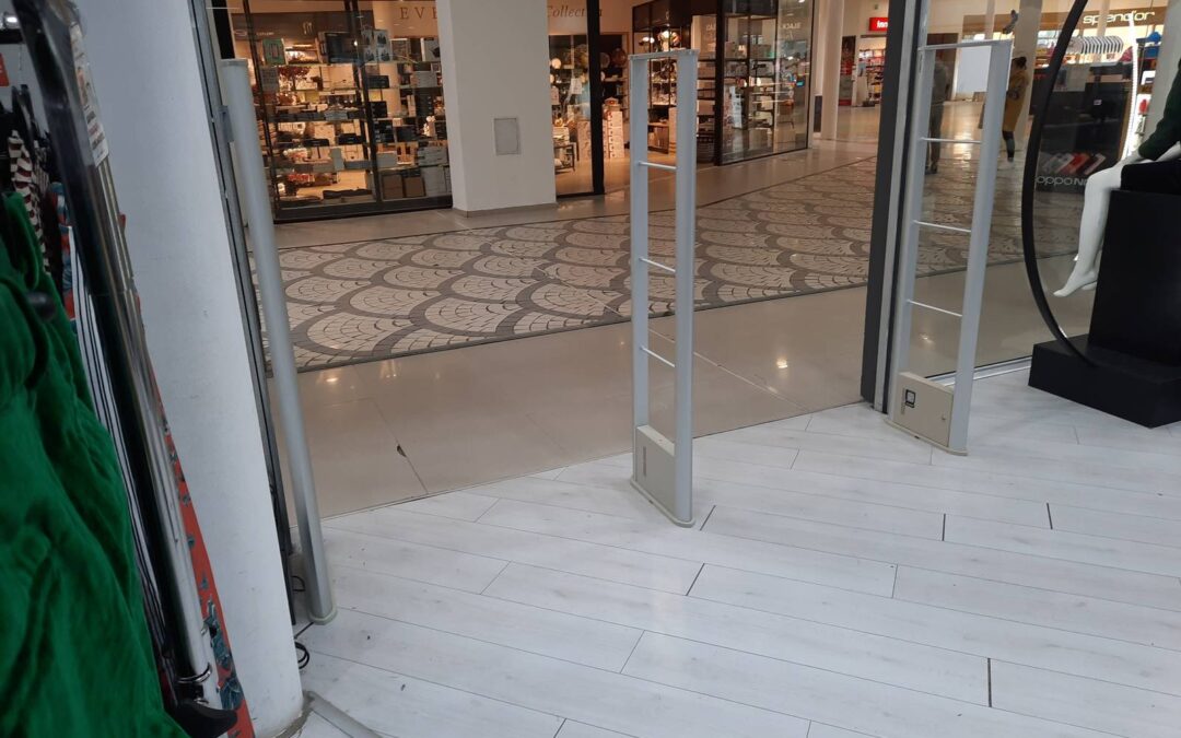 lopásgátló kapu - áruvédelmi berendezés - referencia